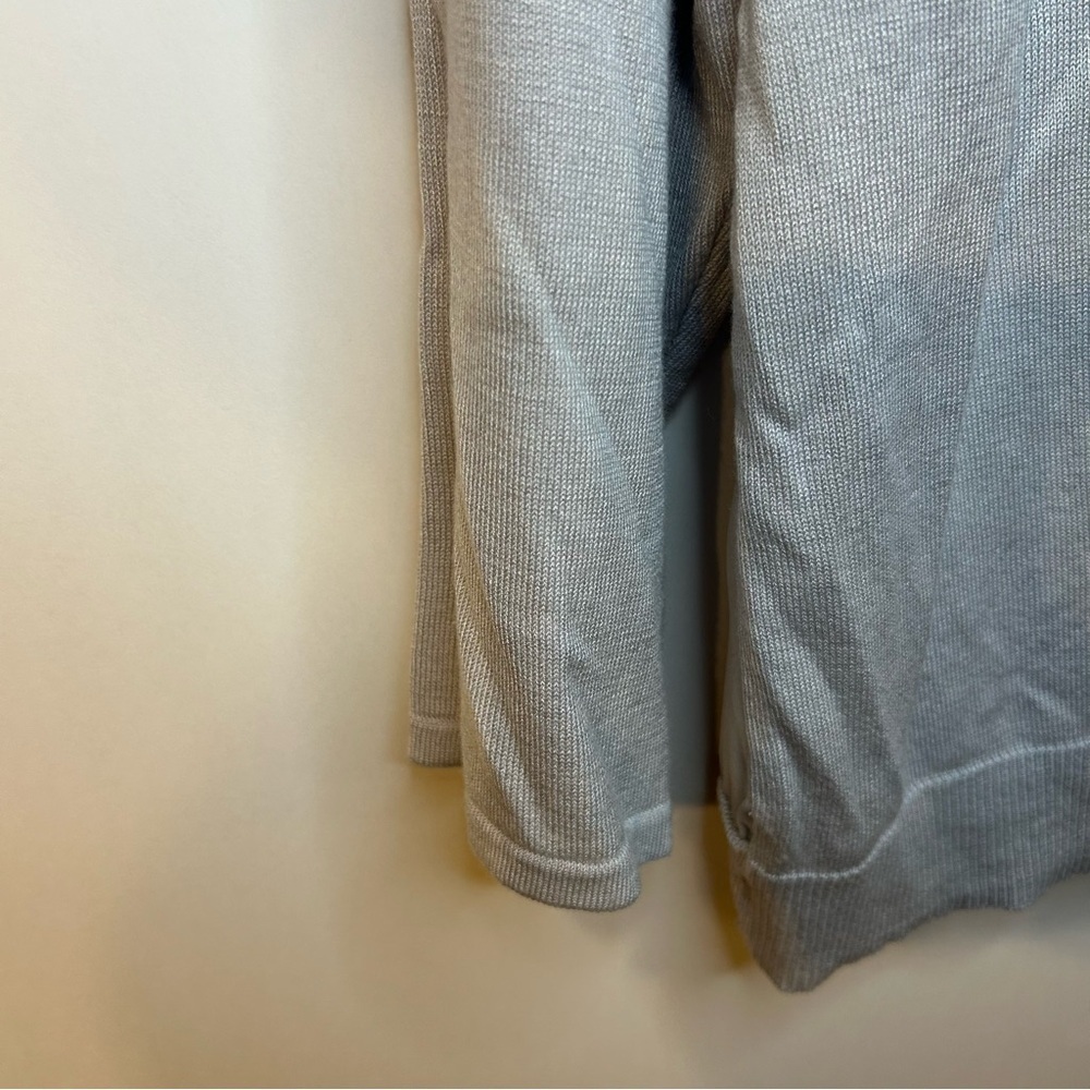 *NWT* Alfani Washed Gray V Neck Cardigan Sweater, Size XL - Picture 3 of 8